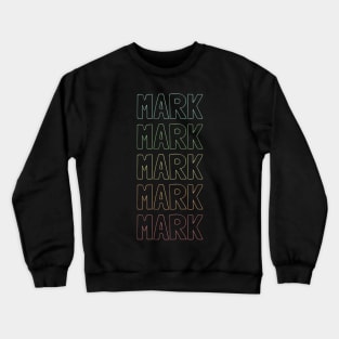Mark Name Pattern Crewneck Sweatshirt